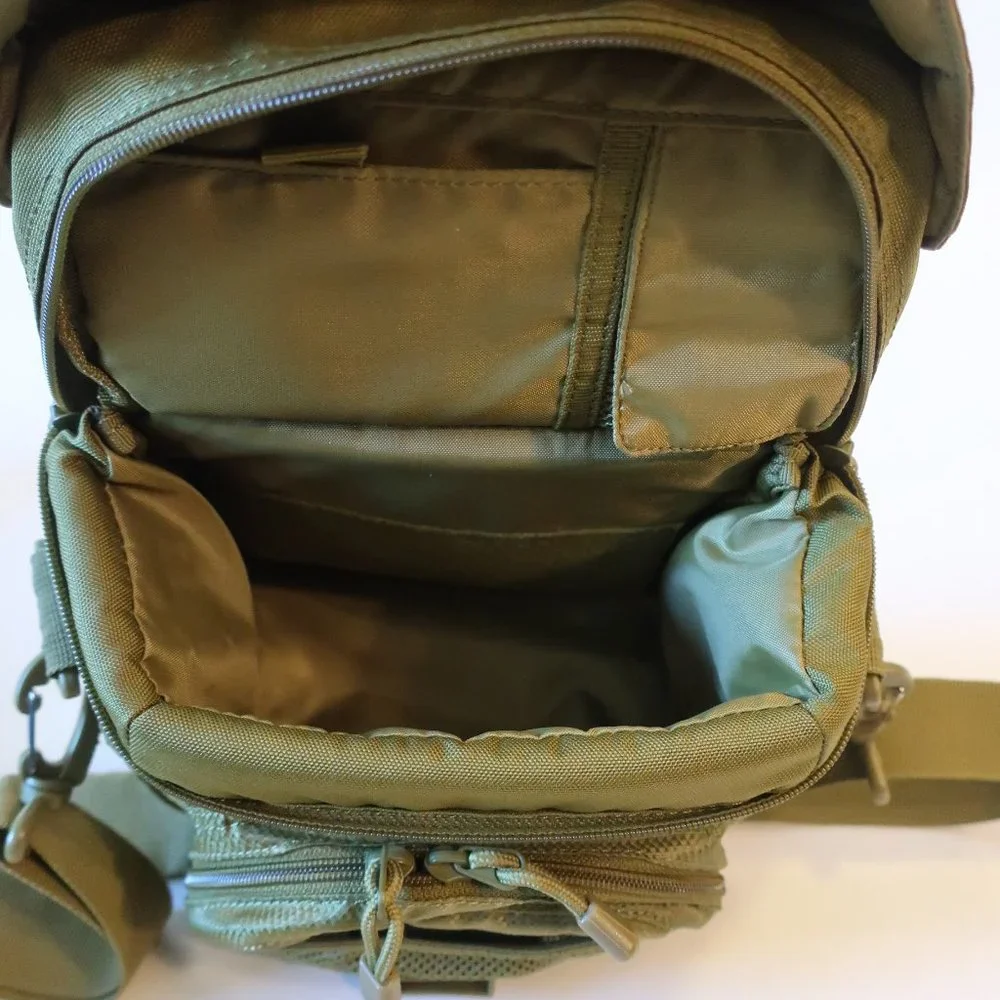 Unisex Tenba Green Shoulder Camera Case Square Bag *